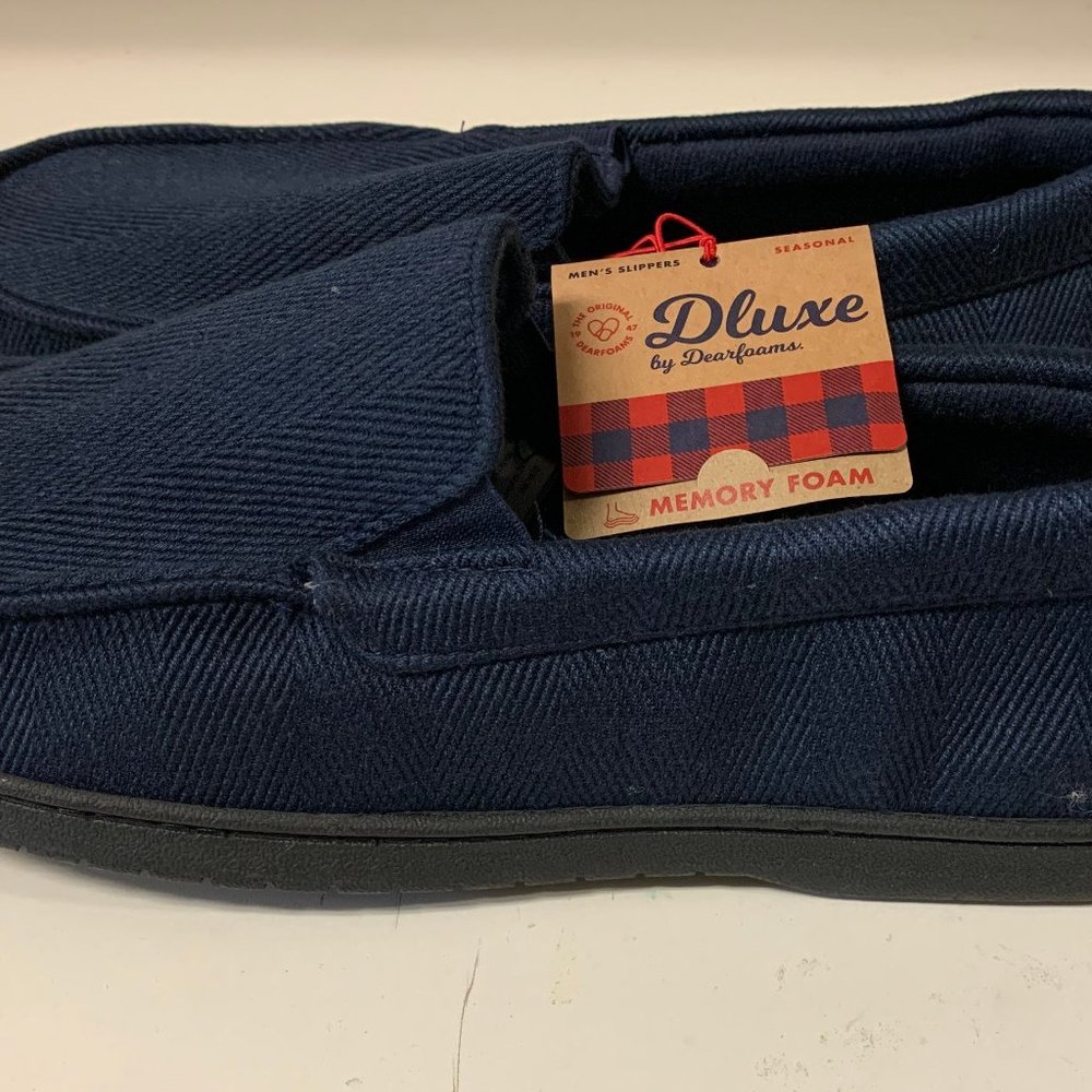 Deluxe memory foam men's slippers